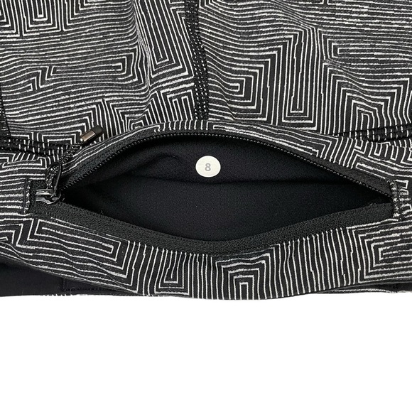 lululemon Pace Rival Crop Legging Luxtreme Maze Jacquard Sz 8 - Picture 13 of 16